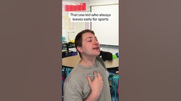That one kid who leaves early for sports #comedy #pov #school