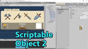 Scriptable Object 2 | Data | Unity3D开放项目