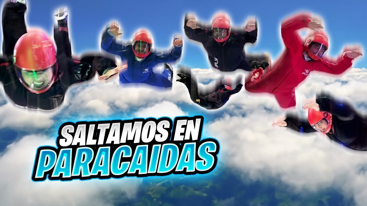 SALTAMOS en PARACAÍDAS🪂⁉️ (TERMINA MAL)😱- FAMILIA MILLONARIA DIAZA