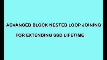Advanced Block Nested Loop Join for Extending SSD Lifetime || Web Application Projects