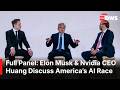 FULL PANEL: Nvidia CEO Huang & Musk on Super Intelligence, America.gov, Energy,Orbital Compute |AI1E Episode cover