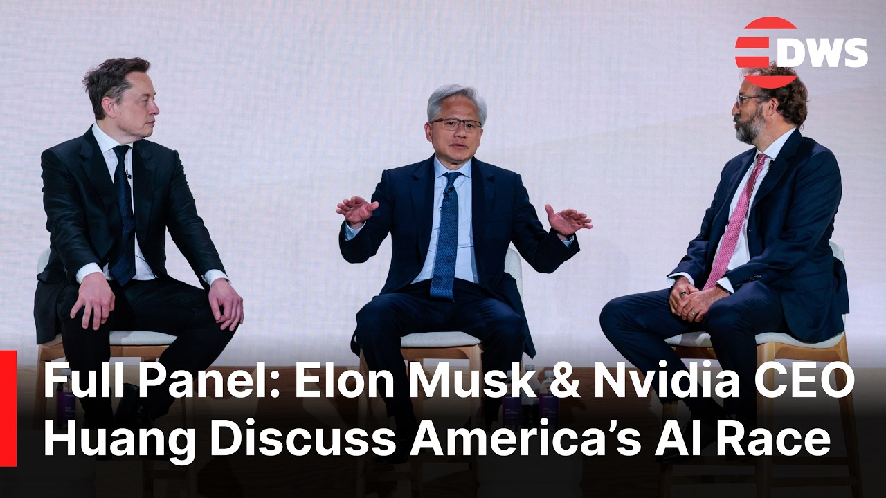FULL PANEL: Nvidia CEO Huang & Musk on Super Intelligence, America.gov, Energy,Orbital Compute |AI1E