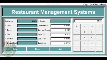 How to Develop Restaurant Management System in Python -  Full Tutorial