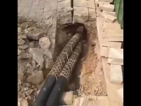 مد الانابيب بدون حفر الطرقات