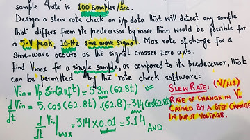 #24 FE-PE Exam Prep | Slew Rate Error Check | Data acquisition System