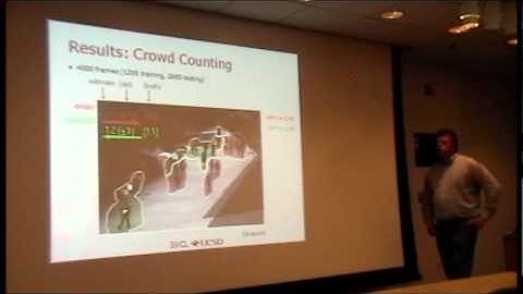 A talk on "Understanding Video of Crowded Environments" - Part 4 of 4