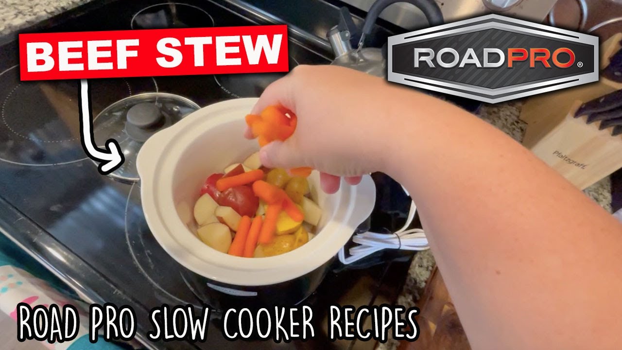 Van Life Meals  Cooking Beef Stew In The RoadPro 12v Slow Cooker Crock Pot  