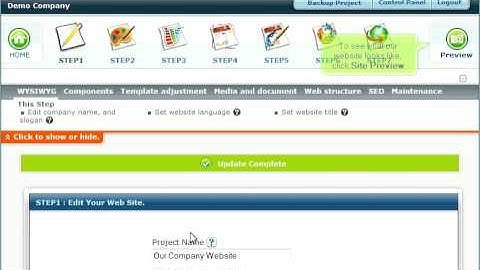 Adding your company logo to your website with RV Site Builder