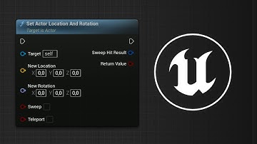 Set Actor Location and Rotation (Functions) - Tüm Node