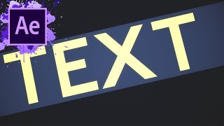 After Effects Tutorial - Basic Text Animation using 3 dimensional expressions
