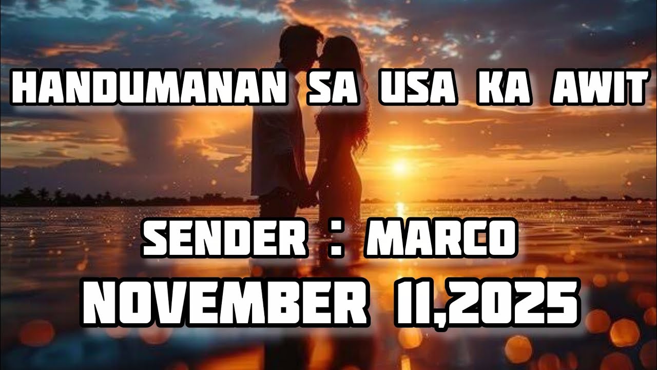 handumanan sa usa ka awit sender Marco November 11 2025