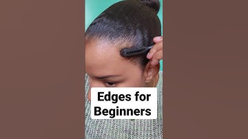 Edges for Beginners Curly hair edition 😍 #curlyhair #curly #edges #edgestutorial #short #shorts