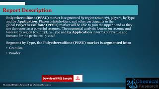 Global Polyethersulfone PESU Market Insights, Forecast to 2026