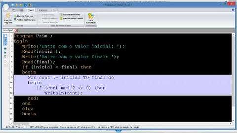 Pascal-C-Repetição-Vídeo 05 - For-to-do