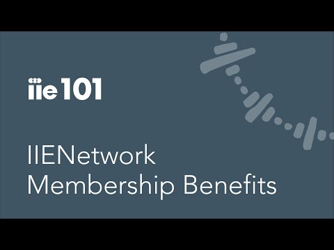 IIENetwork Membership Benefits