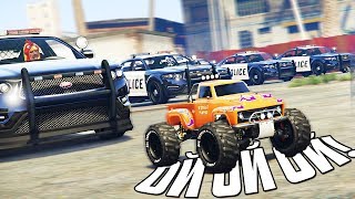 видео: GTA 5 COPS & ROBBERS - ЭПИК! МАЛЕНЬКАЯ МАШИНКА НА ПУЛЬТЕ УПРАВЛЕНИЯ УДИРАЕТ ОТ 20 БОЛЬШИХ АВТО КОПОВ картинка: GTA 5 COPS & ROBBERS - ЭПИК! МАЛЕНЬКАЯ МАШИНКА НА ПУЛЬТЕ УПРАВЛЕНИЯ УДИРАЕТ ОТ 20 БОЛЬШИХ АВТО КОПОВ