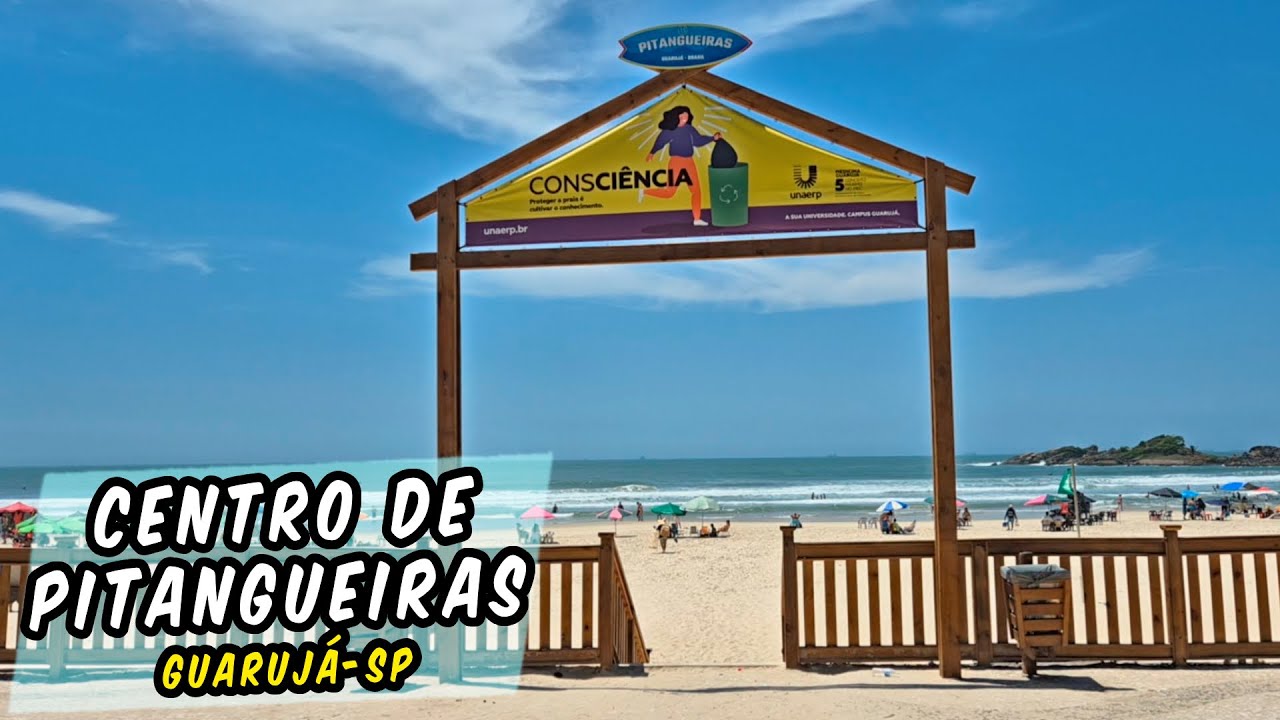 PRAIA E CENTRO DE PITANGUEIRAS NO GUARUJÁ - ONDE COMER? ONDE COMPRAR?