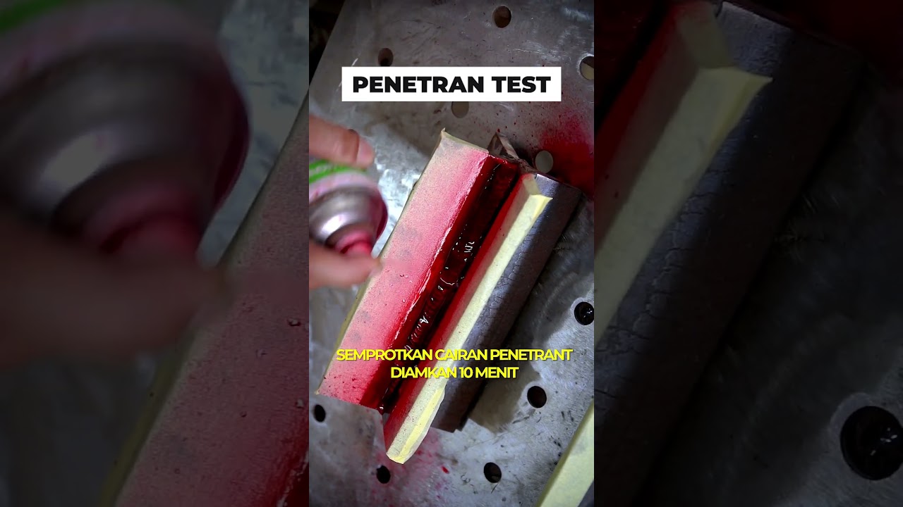 Penjelasan singkat mengenai penetrant test, simak videonya ya 😎 