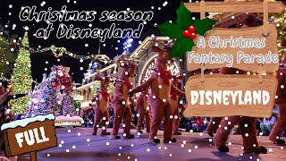 Disneyland  A Christmas Fantasy Parade (Full)  Front Row