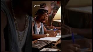 PAC writing lyrics other artists take notes and he is getting good lyrics from others #music #2pac