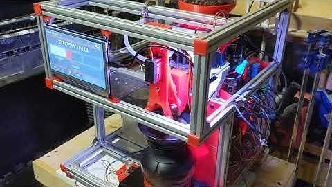spacebarista - Raspberry Pi & Arduino powered pour over fully automatic coffee maker brewing coffee