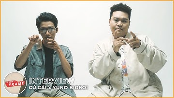 [TalkShow] Yuno Bigboi và Củ Cải so trình "văn vở" | FACE2FACE WITH FRAME2FRAME