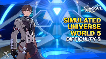 Kafka Difficulty 3 (The Abundance Path) - Simulated Universe World 5 | Honkai: Star Rail