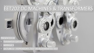KTU - DCMT - MODULE 3 - LECTURE 8 - HOPKINSONS TEST