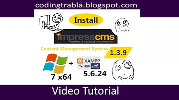 Install ImpressCMS 1.3.9 on windows 7 localhost - opensource PHP CMS byAO