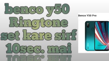 Benco Y50 Pro Mai Ringtone Kaise Set Kare|How To Set Ringtone In Benco Y50 Pro|