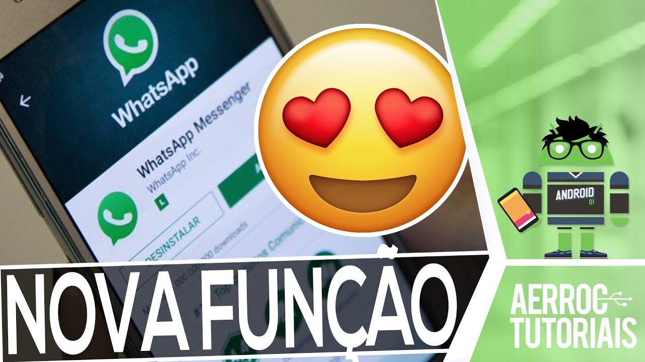 😍VAZOU! A NOVA FUNÇÃO QUE TODOS ESPERAVAM no WHATSAPP - YouTube