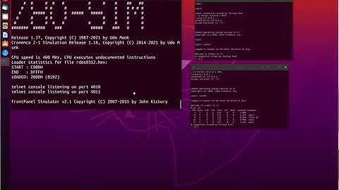20210802 Cromemco Cromix 11.27 Emulation under Linux using Z80Pack