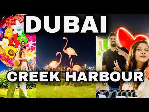 Dubai Creek Harbour Night Life| FREE ENTRY| Dubai Newest Tourist Attraction| Must Visit Place #dubai