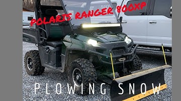 Snow Plowing Fun - Polaris Ranger
