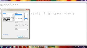 How To Edit Font Style And Size In Notepad?