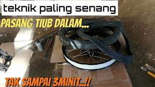 HOW TO INSTALL AN INNER TUBE | IN UNDER 3 MINUTES.. ‼️