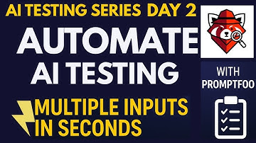 AI Testing Series Day 2: Variable Injection & Assertions in Promptfoo | AI Testing Series