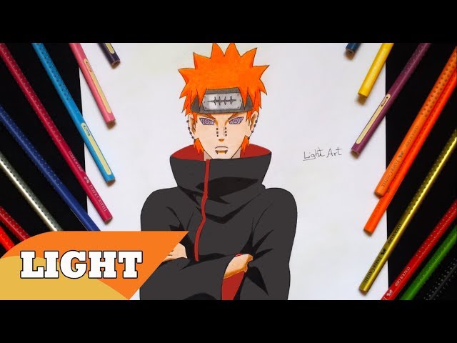 Tutorial how to draw pain tendo from naruto by AgungTategamiKyutsu