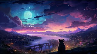 Midnight Lofi - Soothing Lofi Beats ❤ World of Emotive Lofi 🌍 [1-Hour🐱]