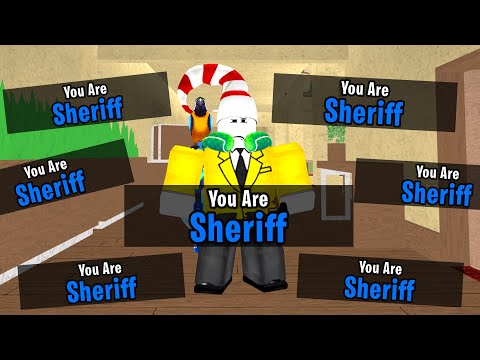 HOW TO BE SHERIFF EVERY TIME IN MURDER MYSTERY 2