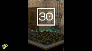 50 Tiny Room Escape 30 Disarming (4/4 Cards) Full Walkthrough (Kiary Games)