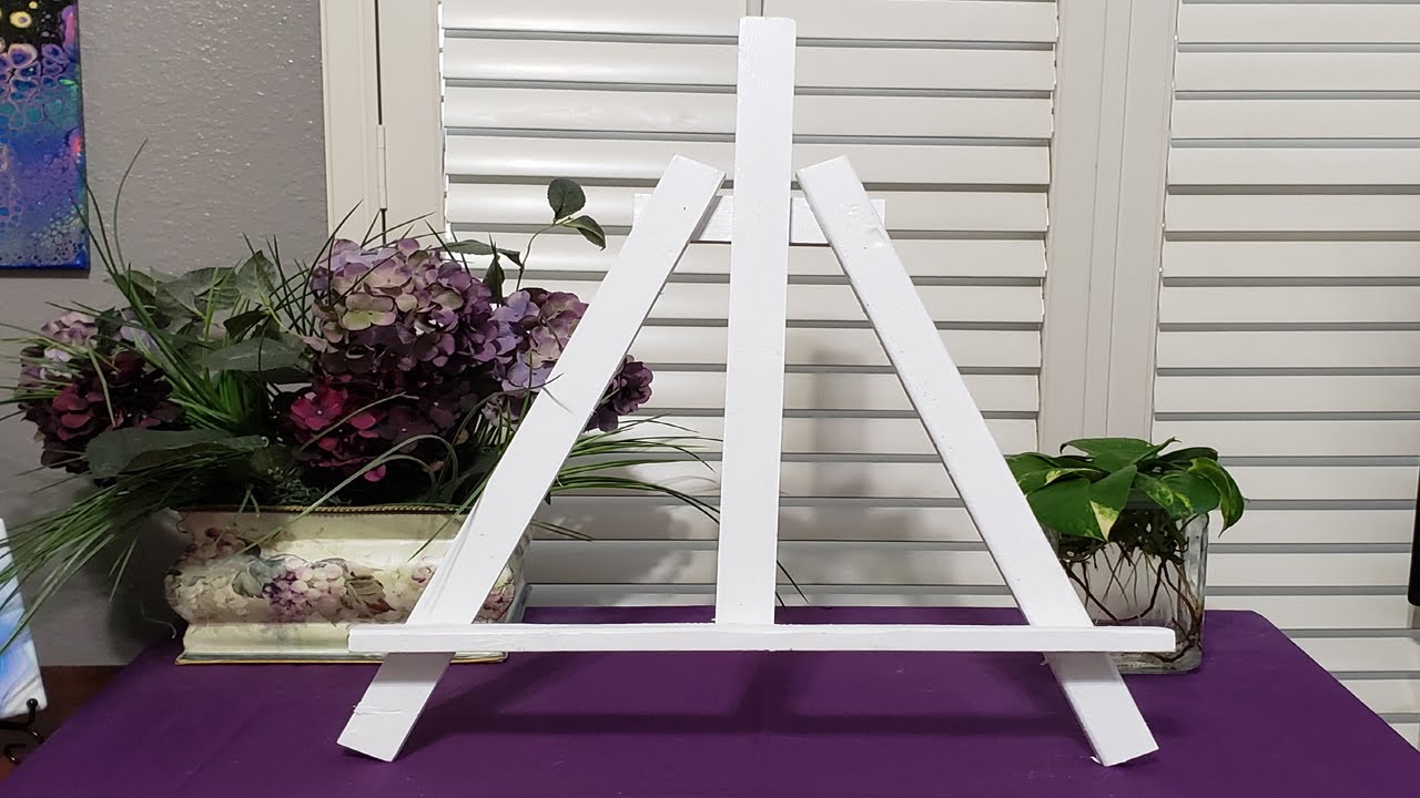 How to Make an Easel for Art, Weddings or Events 