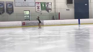 Moves in the field test, Intermediate, Backward double three-turns