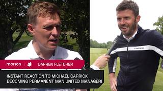 DARREN FLETCHER REACTS TO CARRICK BECOMING PERMANENT MAN UNITED MANAGER, WORLD CUP THOUGHTS & MORE