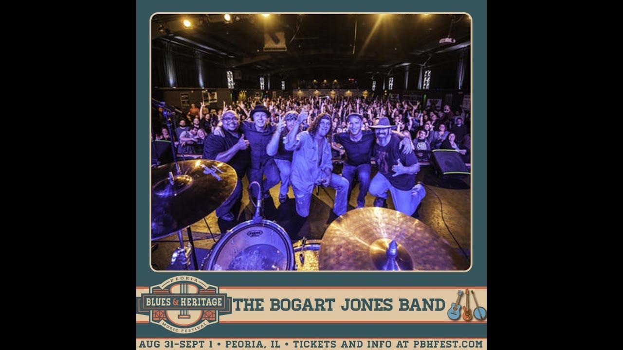 The Bogart Jones Band 2018 Peoria Blues & Heritage Festival Recap