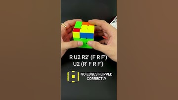 Rubik’s Cube OLL No Edges Oriented (54/57) with Fingertricks | Efficient algorithm