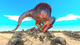 Dinosaurs And The Invasion Of The Giant Spider Army - Animal Revolt Battle Simulator by ARBS TV 12,950 views 10 days ago 31 minutes