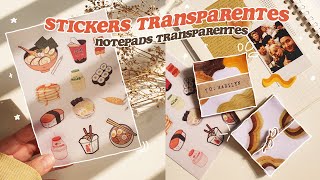 Haciendo mi propia papelería: Stickers transparentes + memo pads | jmarylinj