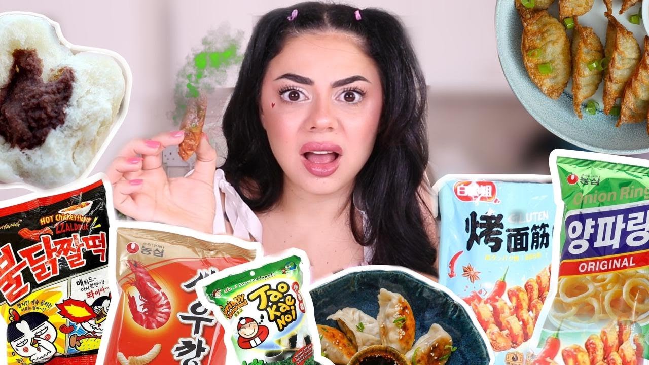 جربت اغرب الاكلات الآسيوية بالعالم 😱🤢