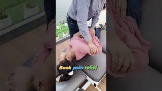 Back pain relif treatment  in chiropractic   short vedio